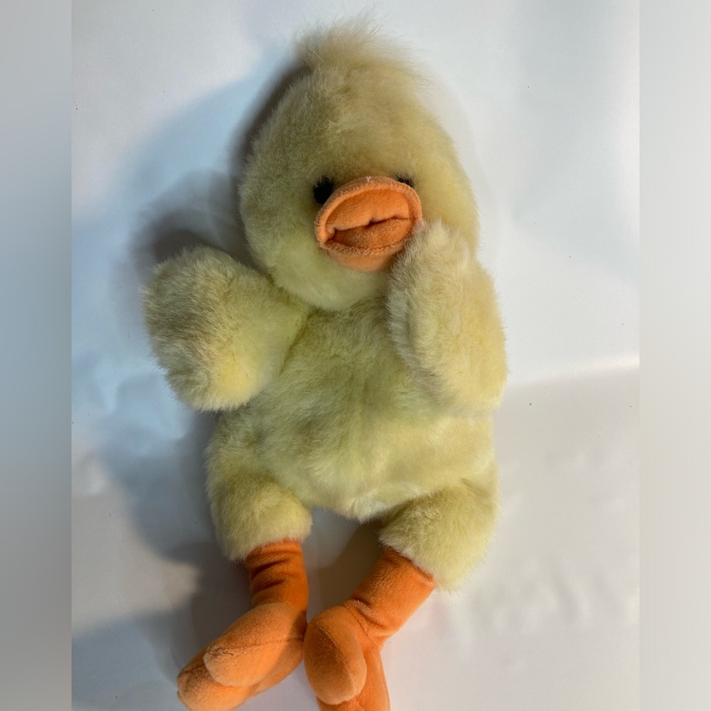 Beverly Hills Teddy Bear Co. Plush Puppet 13” Yellow Chick